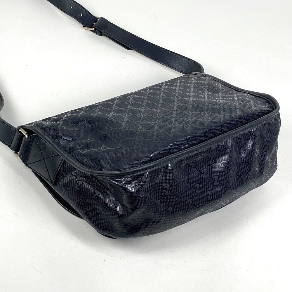 Gucci Imprime Navy Blue Messenger GG Canvas Bag Shoulder